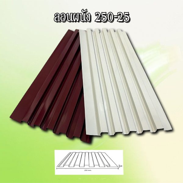 ฝ้า/ผนัง ลูกฟูก ลอน 250-25